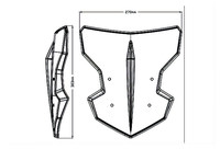 Puig Puig Naked Bike Screen Incl Mounting Kit With Abe