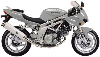 HYOSUNG GT 650 S (HALBVERKLEIDUNG)