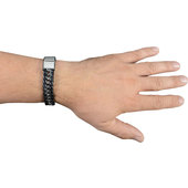 ARMBAND LEATHER&STEEL II*