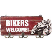 Appendiabiti/portachiavi da parete 