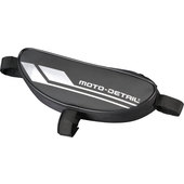 Borsa da manubrio nero con chiusura a velcro