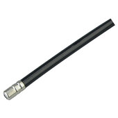 Bowdenkabelmantel en afsluithuls zwart