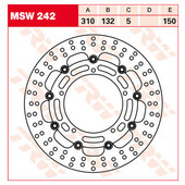 TRW BRAKE-DISC FRONT