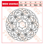 TRW BRAKE-DISCS *RACING