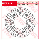 TRW BRAKE-DISC FRONT