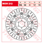 TRW BRAKE-DISC FRONT