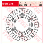 TRW BRAKE-DISC FRONT