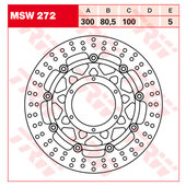 TRW BRAKE-DISC FRONT