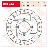 TRW BRAKE-DISC FRONT