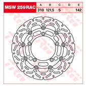 TRW BRAKE-DISCS *RACING
