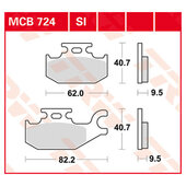 TRW BRAKE-PADS ORGAN.