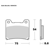 SAITO BRAKE-PADS ORGANIC