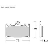 SAITO BRAKE-PADS SINTER