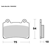 SAITO BRAKE-PADS SINTER