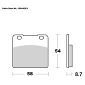 SAITO BRAKE-PADS SINTER