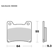 SAITO BRAKE-PADS SINTER