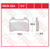 TRW BRAKE-PADS SINTER