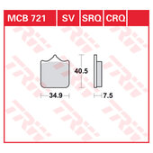 TRW BRAKE-PADS SINTER