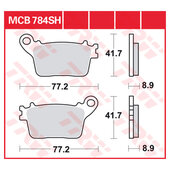 TRW BRAKE-PADS SINTER