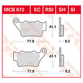 TRW BRAKE-PADS SINTER