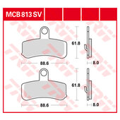 TRW BRAKE-PADS SINTER
