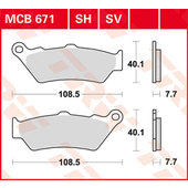 TRW BRAKE-PADS SINTER