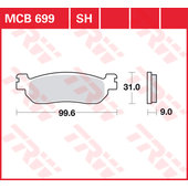 TRW BRAKE-PADS SINTER
