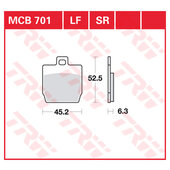 TRW BRAKE-PADS ORGAN.