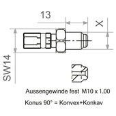 Vario Anschluss In Drei Farben, MVF100