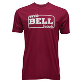 Bell T-shirt Cardinal Red Win with Bell