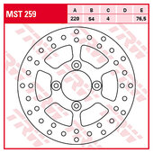 TRW SCOOTER BRAKE-DISC