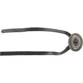 Concho met leren band, set van 2 stuks
