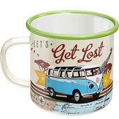 Enamel Mug VW Bus - Let's Get Lost