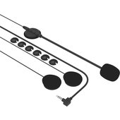 Replacement headset with boom mic