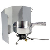 Coupe-vent en aluminium Pliable, 5 panneaux, 49 x 26 cm