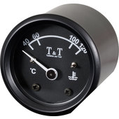 T&T Wassertemperaturanzeige 48 mm, schwarz