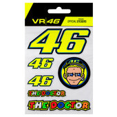 VR46 sticker-set 6 pcs