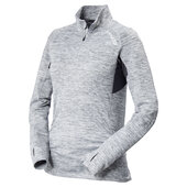 VANUCCI ZIP-UP SHIRT WOMEN, FLECKED