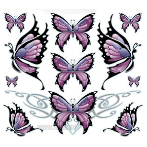 Autocollants "Butterfly Sheet"