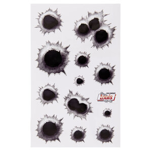 Autocollant "impacts de balle"