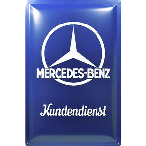 Retro metalen wandbord Mercedes-Benz