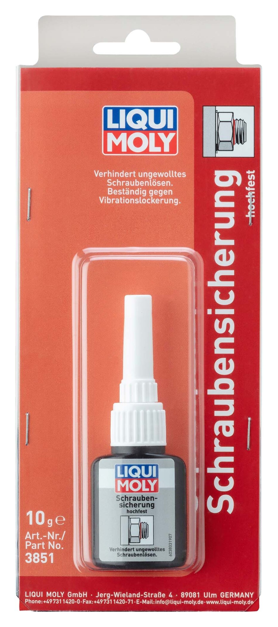 LIQUI MOLY Threadlocker high-strength low-cost | Louis 🏍️
