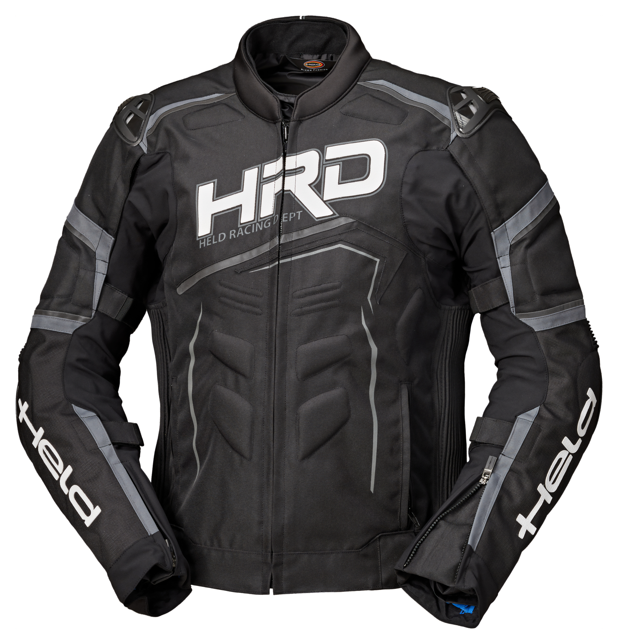 Held Zelda Veste Textile De Moto, Grau/rot, Long 2XL