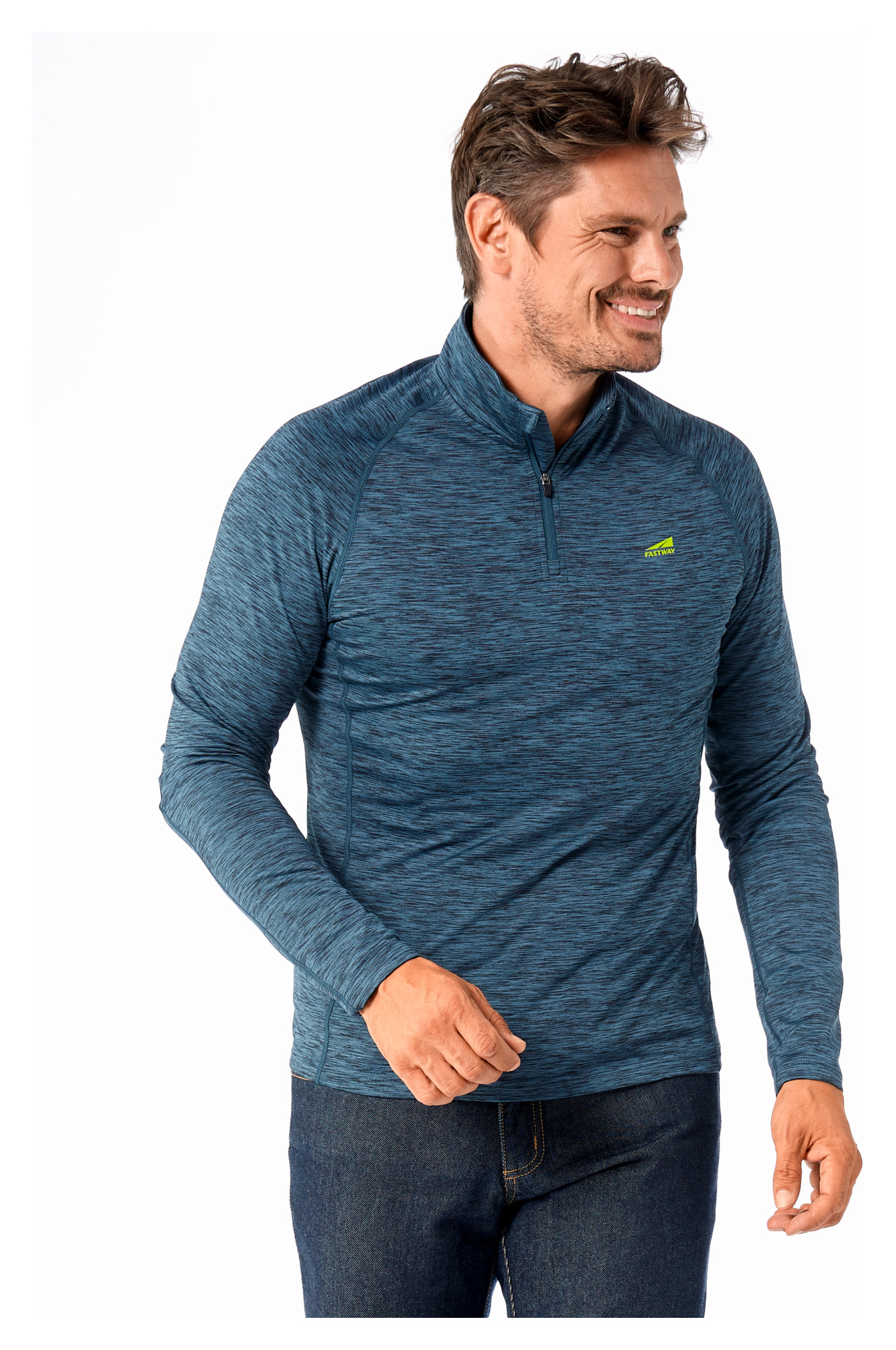 FASTWAY 2nd Layer Uni 203 Zip-Up Shirt voordelig | Louis 🏍️