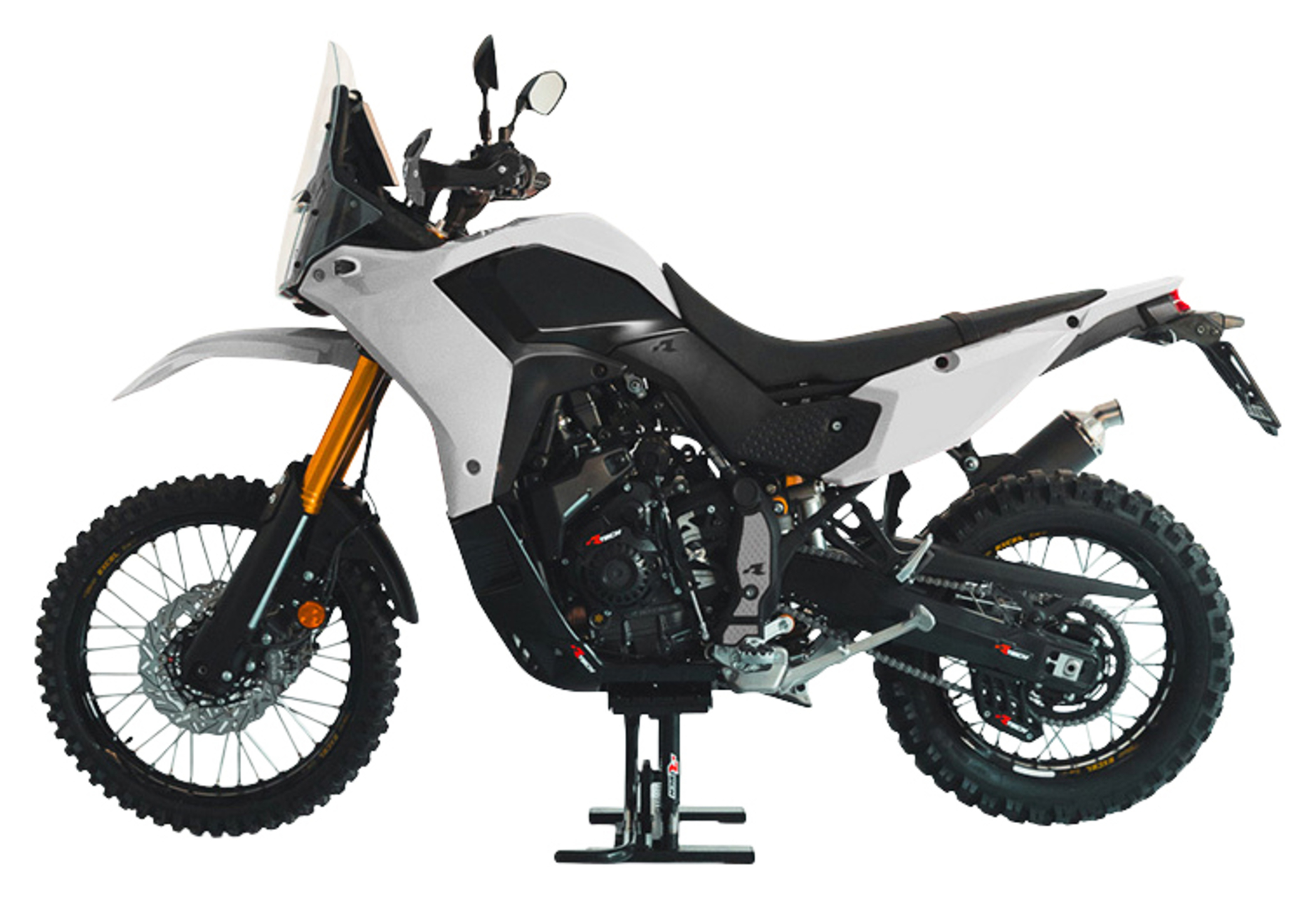 Race Tech Plastic Kit T7 Revolution 25-26 White/Black