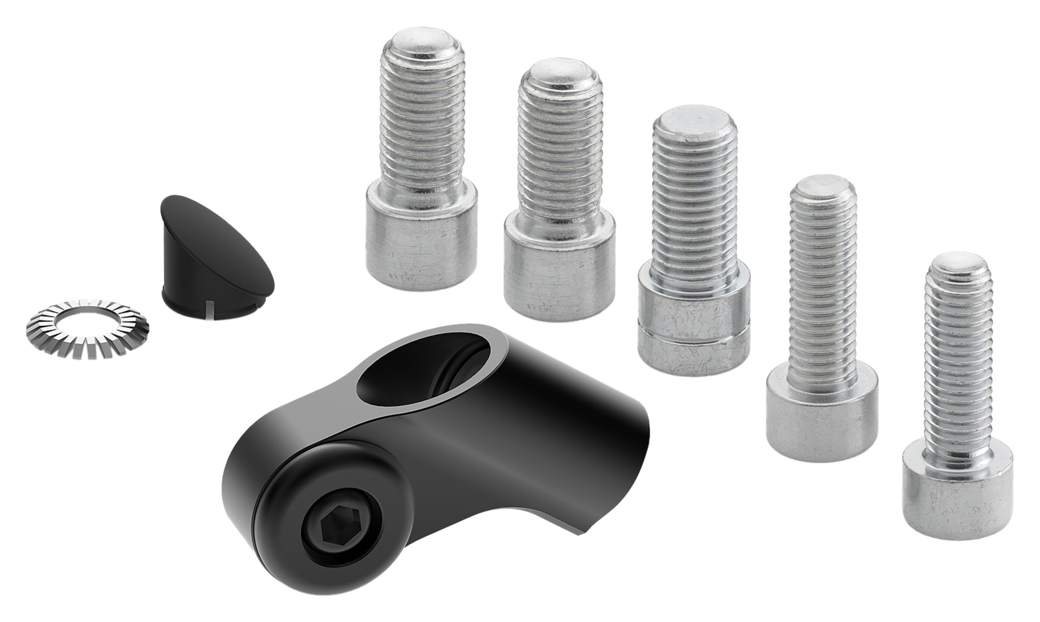 CENPEK Kit de Montage Universel pour Ventilateur électrique de Voiture - Kit de Montage de Ventilateur de Refroidissement de Voiture - Sangles de Serrage - Supports de Pieds de Support (Noir
