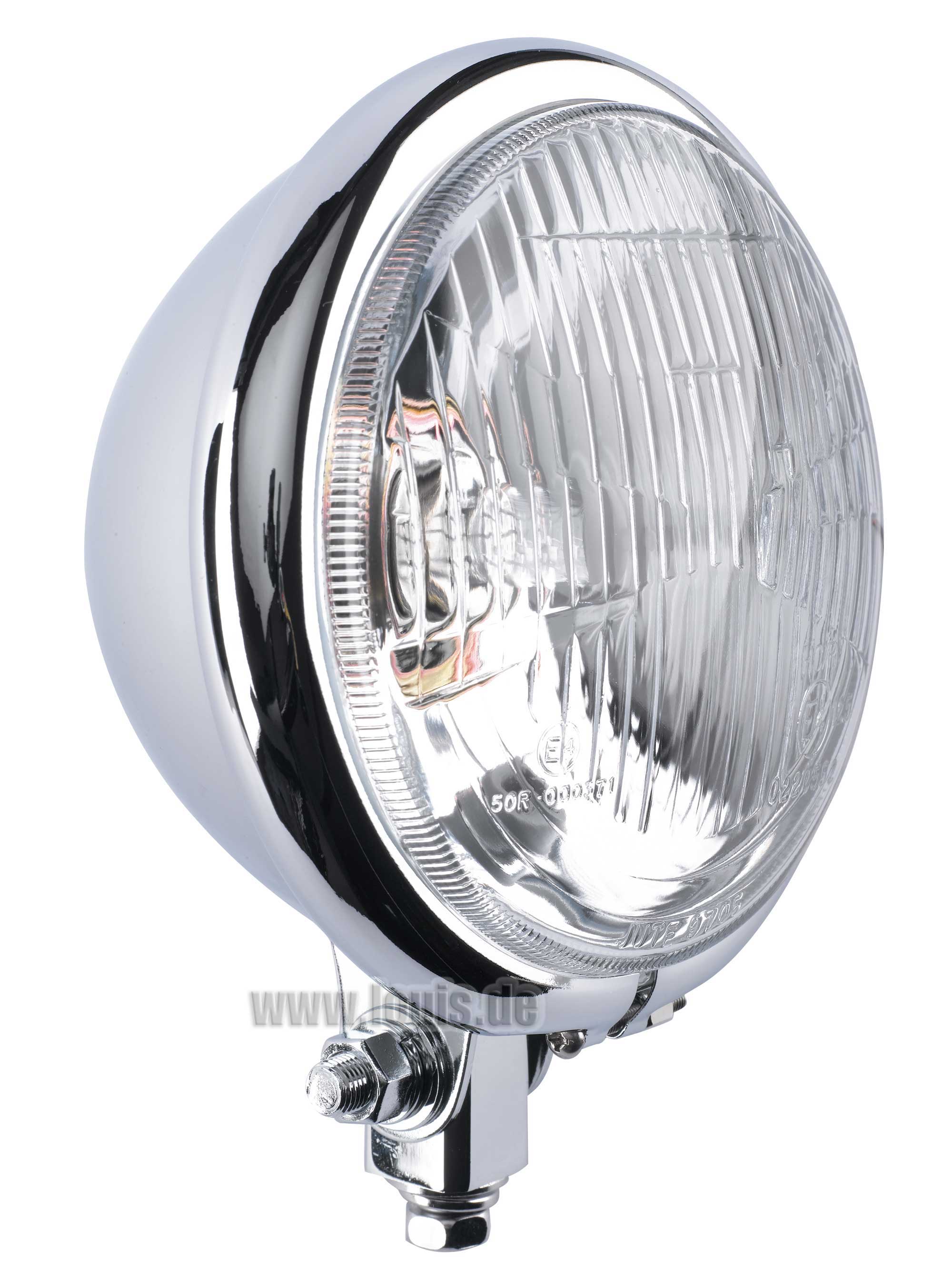 Faro Delantero Homologado 5-3/4" Para Harley Davidson O Motos Custom