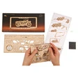 UGEARS 2,5D Puzzle Indie Moto