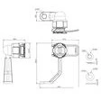 Quad Lock Moped-/Motorrad Spiegelgewindenhalterung