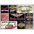 Harley-Davidson Magnet-Set, 9-Teilig